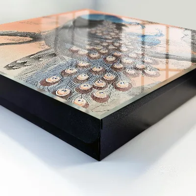 Schlüsselschrank Pfauenschönheit