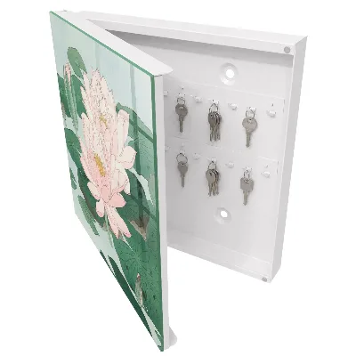 Schlüsselschrank für den Flur Seerosen