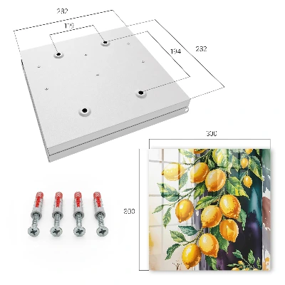 Schlüsselschrank für den Flur Lemon Charm