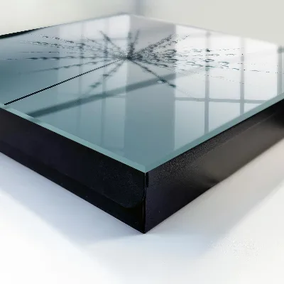 Schlüsselschrank für den Flur Löwenzahn und Wassertropfen