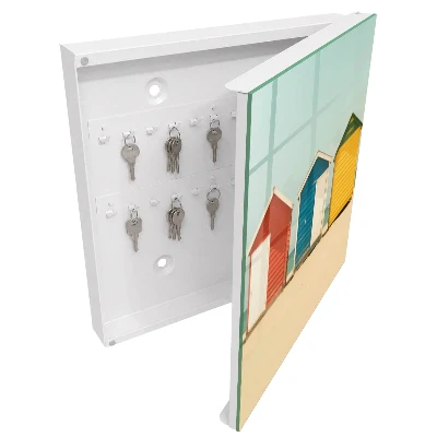 Schlüsselschrank Bunte Häuser