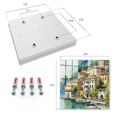 Schlüsselschrank Italienische Landschaft