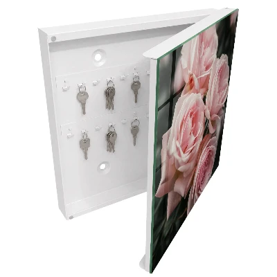 Schlüsselschrank für den Flur Rosa Rosen