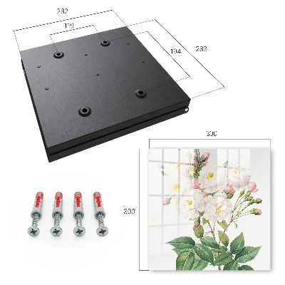 Schlüsselschrank für den Flur Blumenzauber