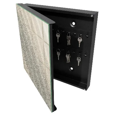 Schlüsselkasten modern Schaumwellen