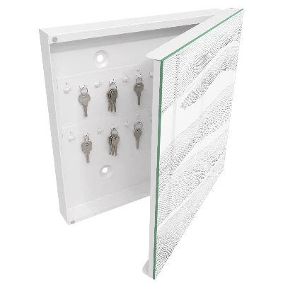Schlüsselschrank für den Flur Linienwellen