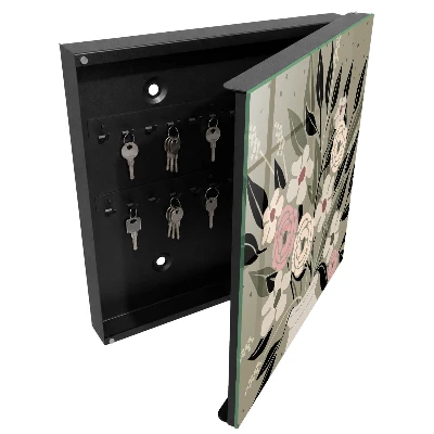 Schlüsselschrank Blumenarrangement