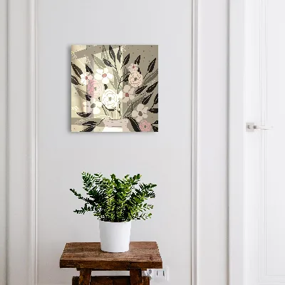 Schlüsselschrank Blumenarrangement