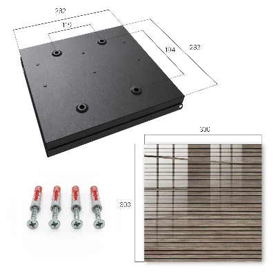 Schlüsselschrank Holzbretter