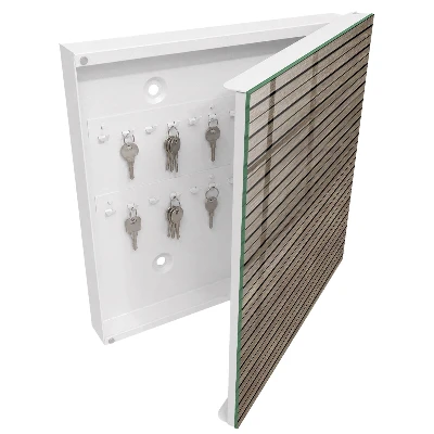 Schlüsselschrank Holzbretter