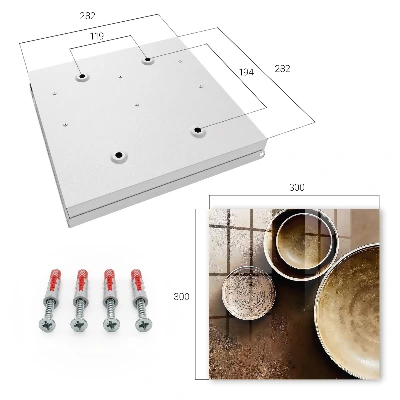 Schlüsselkasten modern Braunes Set