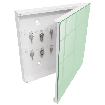 Schlüsselschrank für den Flur Mintgrün