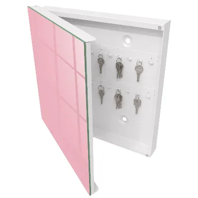 Schlüsselkasten modern Hellrosa