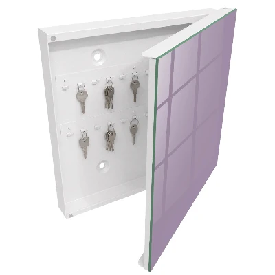 Schlüsselschrank für den Flur Fliederviolett