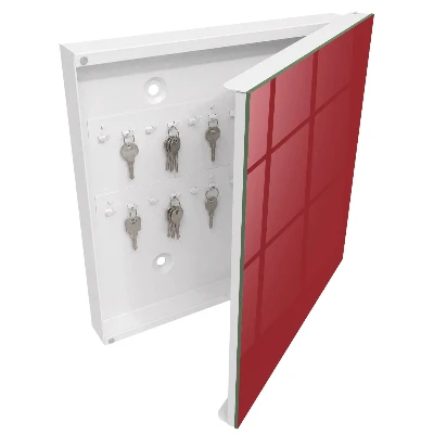 Schlüsselkasten modern Burgunderrote Farbe