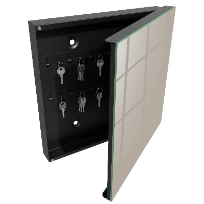 Schlüsselschrank Warmes Grau