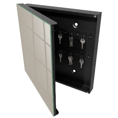 Schlüsselschrank Warmes Grau