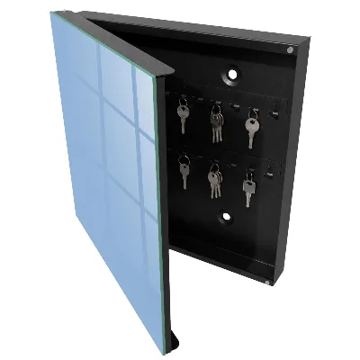 Schlüsselschrank Babyblau