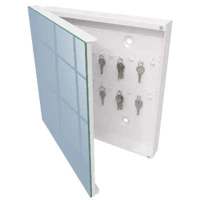 Schlüsselkasten modern Pastellblau