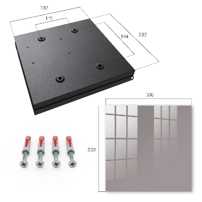 Schlüsselschrank Aschgrau