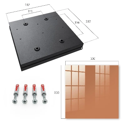 Schlüsselkasten modern Mattorange