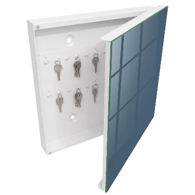 Schlüsselkasten modern Pastellblau