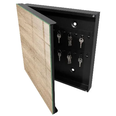 Schlüsselschrank Holzstruktur
