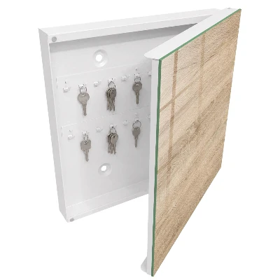 Schlüsselschrank Holzstruktur