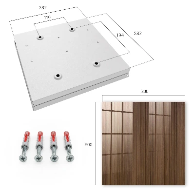 Schlüsselkasten modern Holzbretter