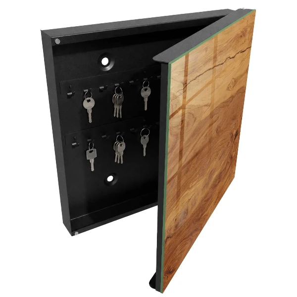 Schlüsselschrank für den Flur Holzstruktur