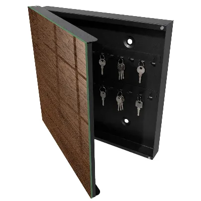 Schlüsselschrank Holzstruktur