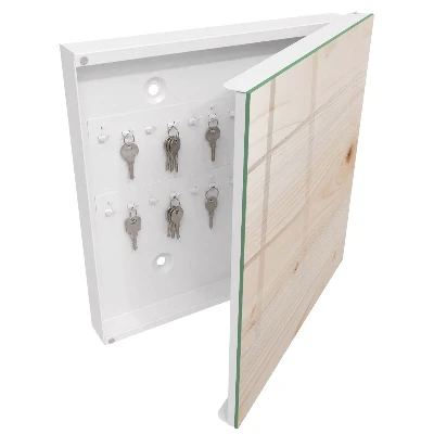 Schlüsselkasten modern Holzstruktur