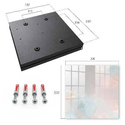 Schlüsselschrank Pastellabstraktion