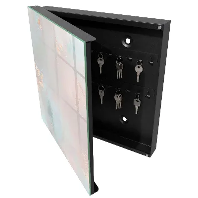 Schlüsselschrank Pastellabstraktion