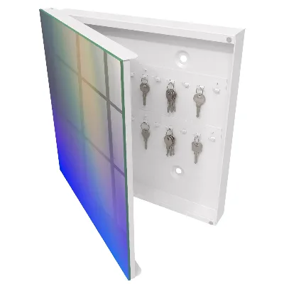 Schlüsselschrank für den Flur Farbenfrohe Harmonie