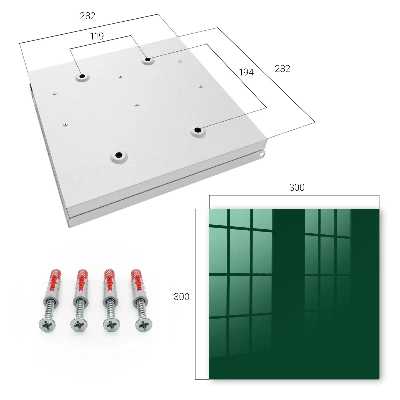 Schlüsselschrank für den Flur Flaschengrün