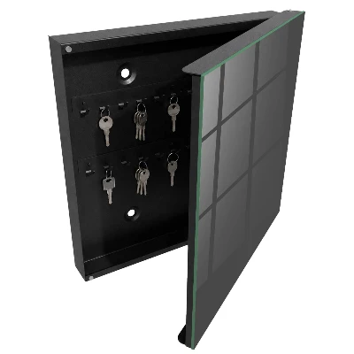 Schlüsselschrank in Dunkelgrau
