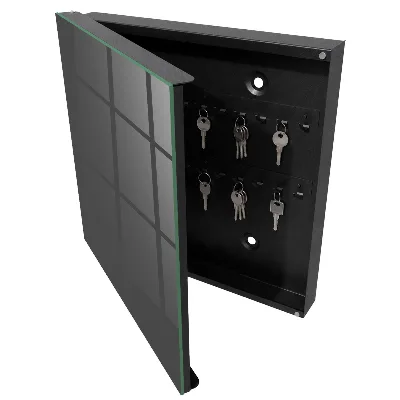Schlüsselschrank Dunkelgrau