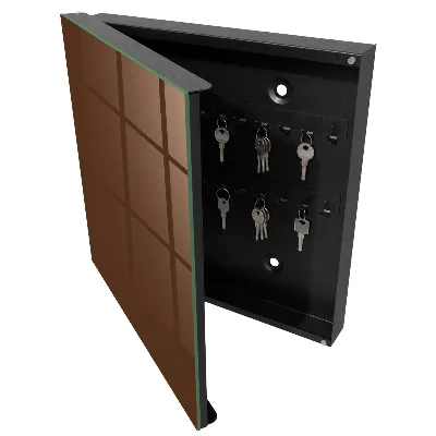 Schlüsselschrank für den Flur Kastanienbraun