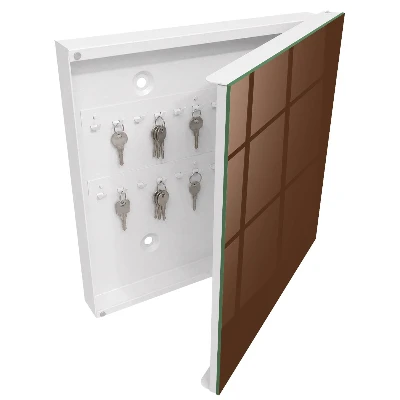 Schlüsselschrank für den Flur Kastanienbraun