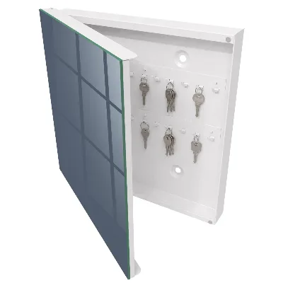 Schlüsselkasten modern Kühles Grau