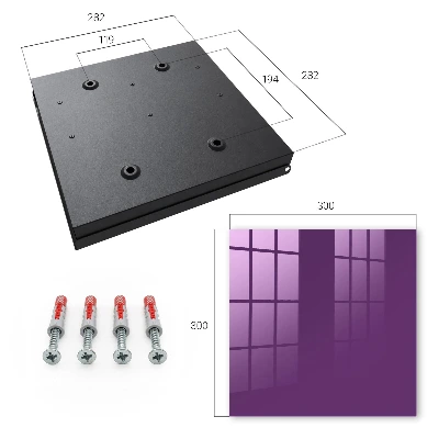 Schlüsselschrank Kräftiges Lila
