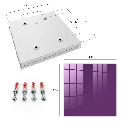 Schlüsselschrank Kräftiges Lila