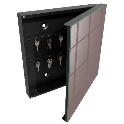 Schlüsselschrank für den Flur in Aschbraun