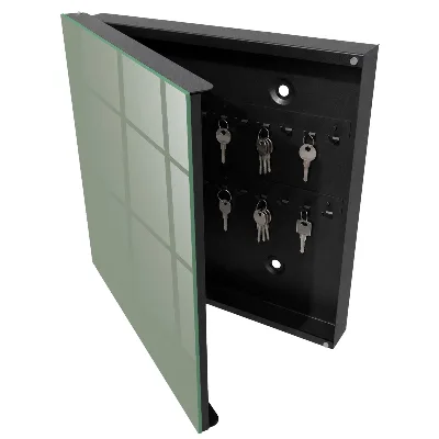 Schlüsselschrank für den Flur Salbei