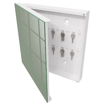 Schlüsselschrank für den Flur Salbei