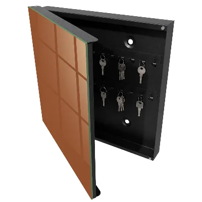 Schlüsselschrank Dunkelorange