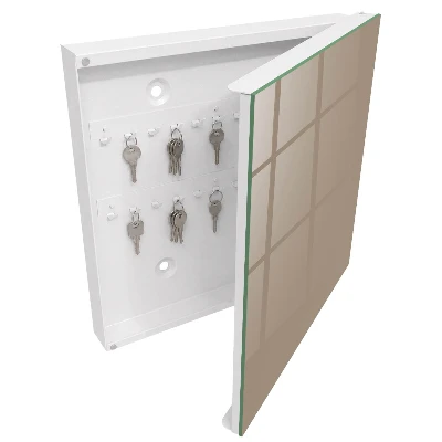 Schlüsselschrank Hellbraun