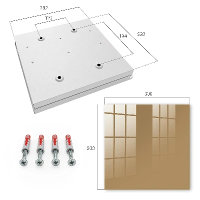 Schlüsselschrank Braune Farbe