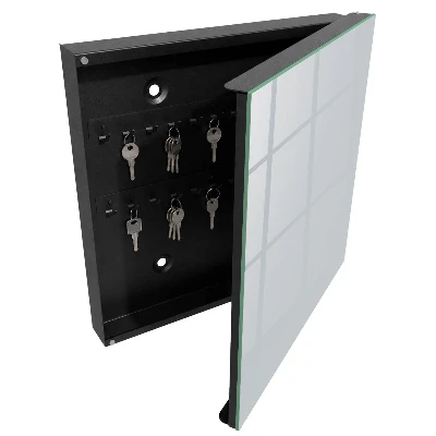 Schlüsselkasten modern Hellgrau
